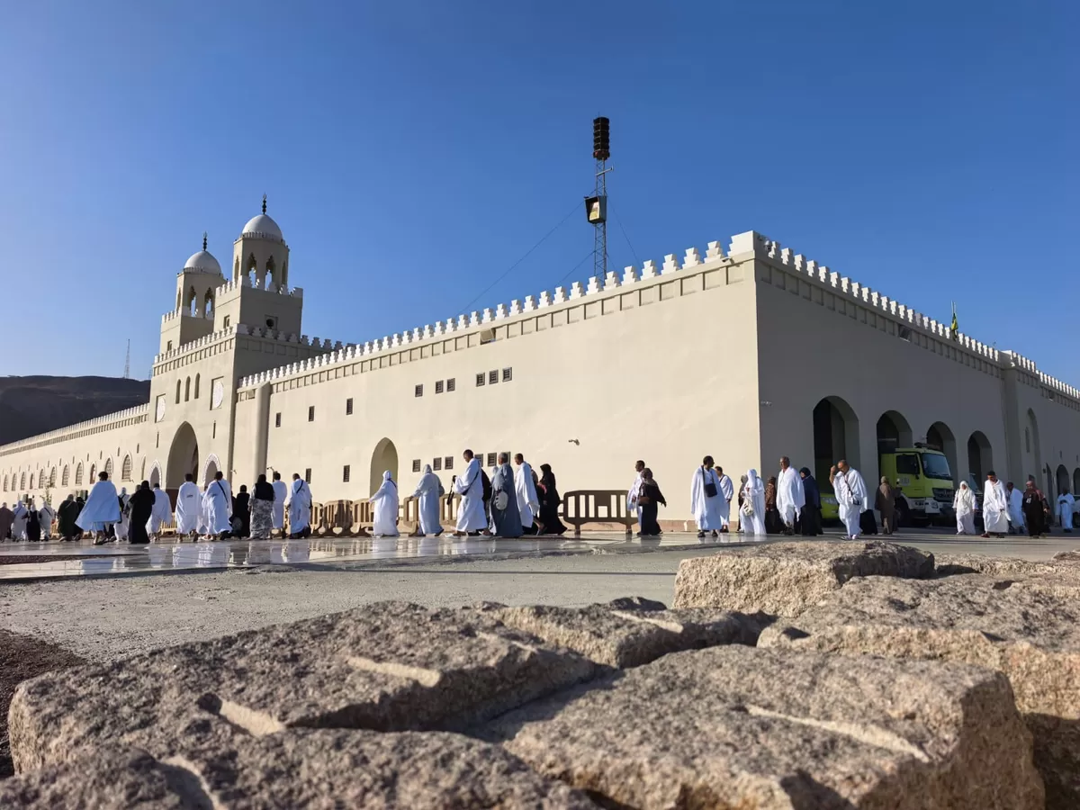 88 ribu jemaah dari 225 kloter telah melintasi Bir Ali. (f: Ist)