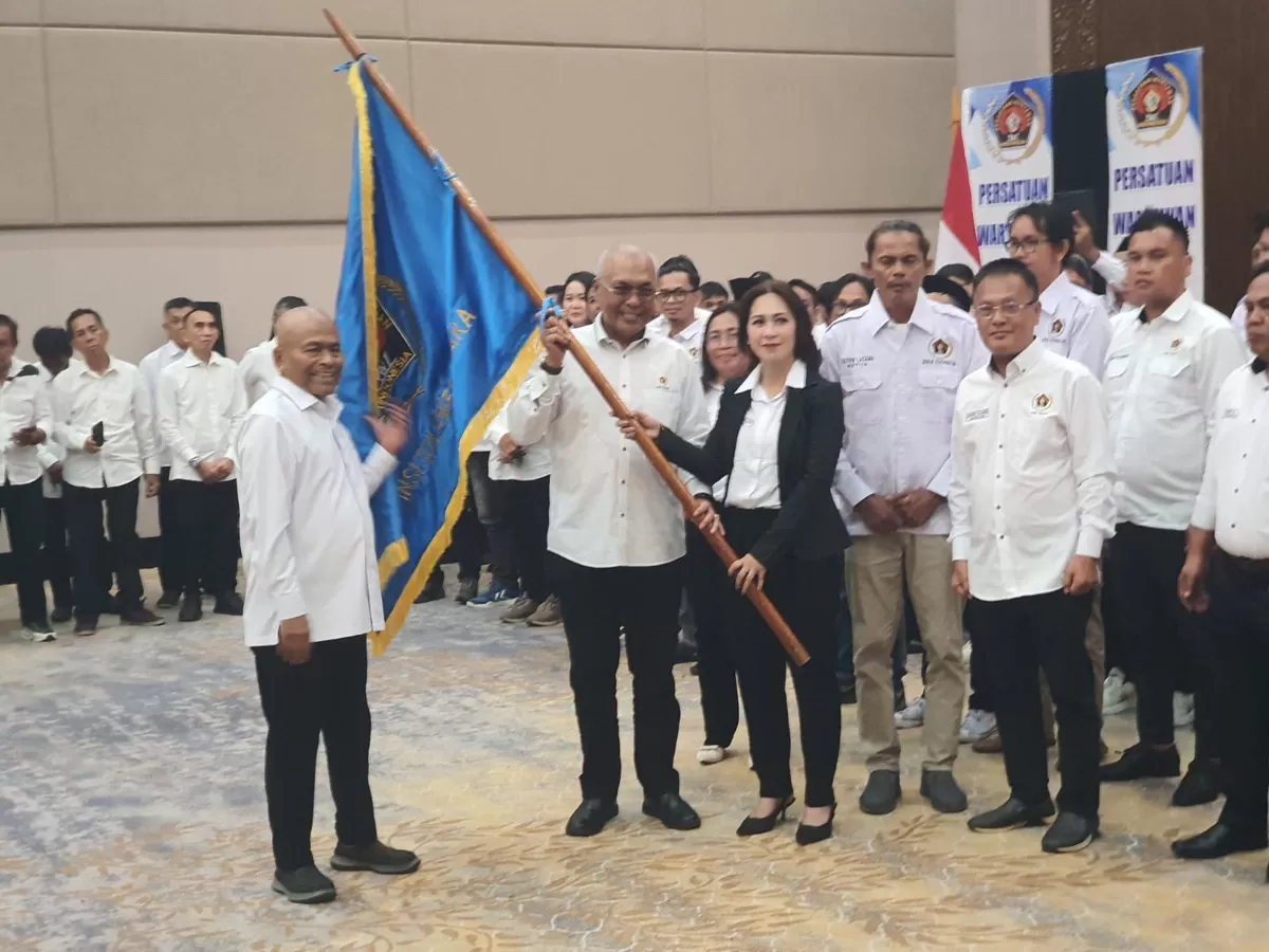 Pelantikan dan pengukuhan pengurus Provinsi PWI Sulut 2026-2031. (f: Ist)