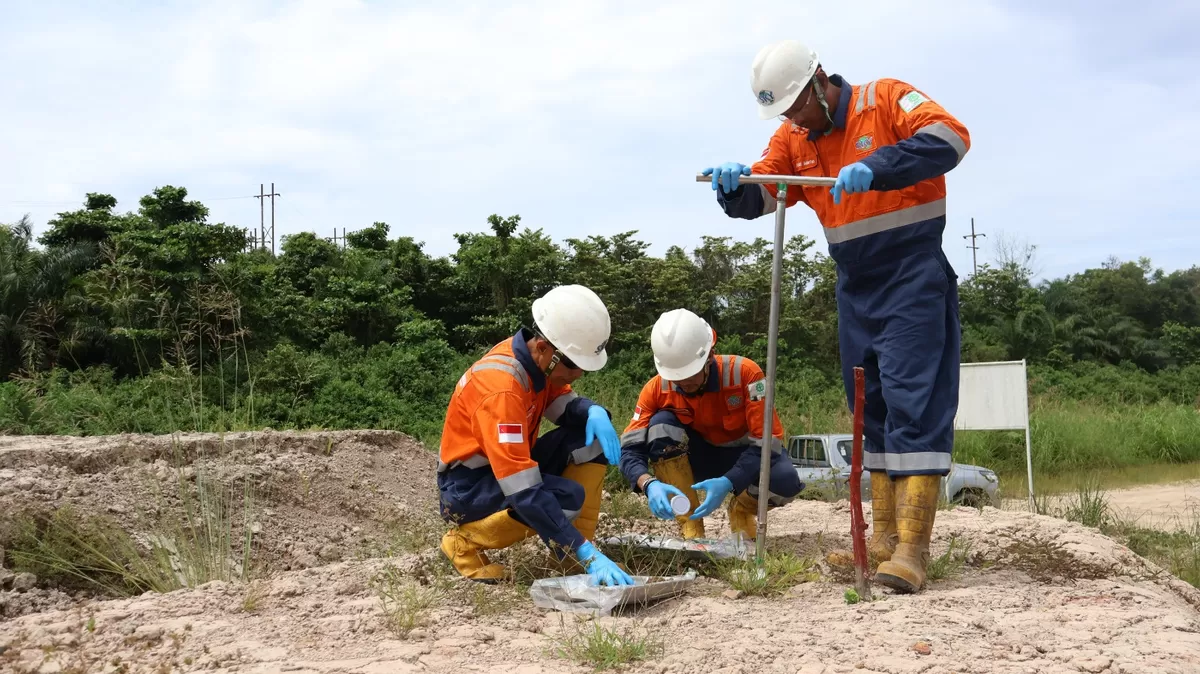 Pertamina Hulu Rokan melaksanakan penugasan pemerintah dalam rangka pemulihan lingkungan sebanyak 250 lokasi lahan terkontaminasi minyak yang tersebar di sejumlah kabupaten kota di Provinsi Riau. (f: istimewa)&nbsp;