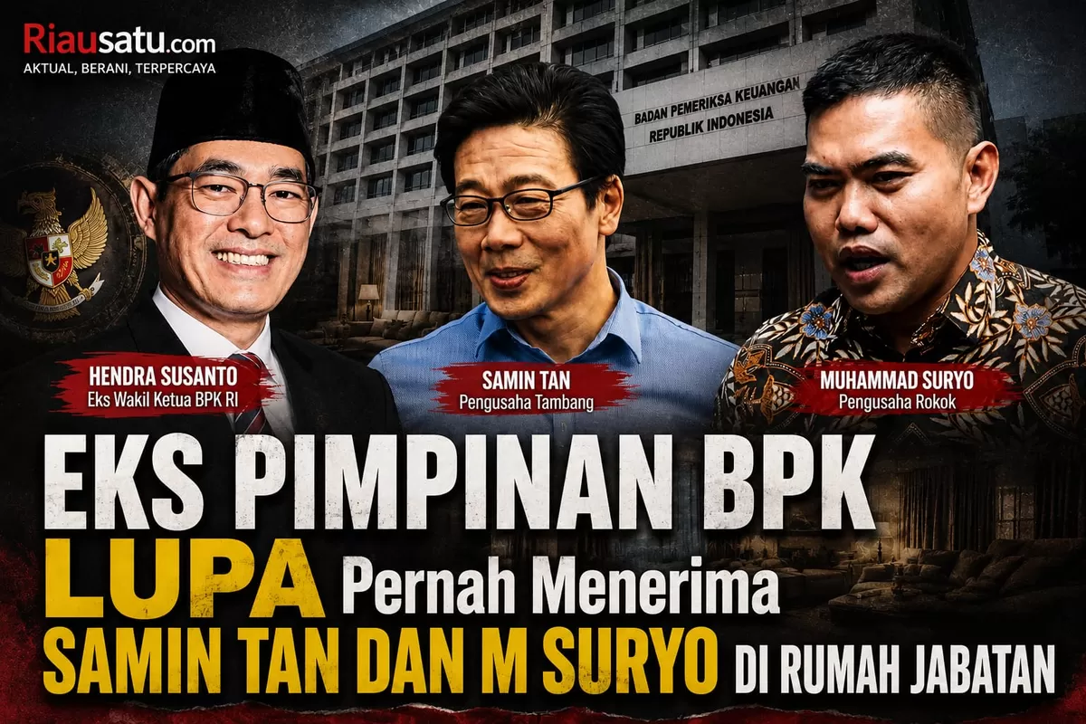 Eks Pimpinan BPK Hendra Susanto Lupa Pernah Menerima Samin Tan dan M Suryo di Rumah Jabatan. 
