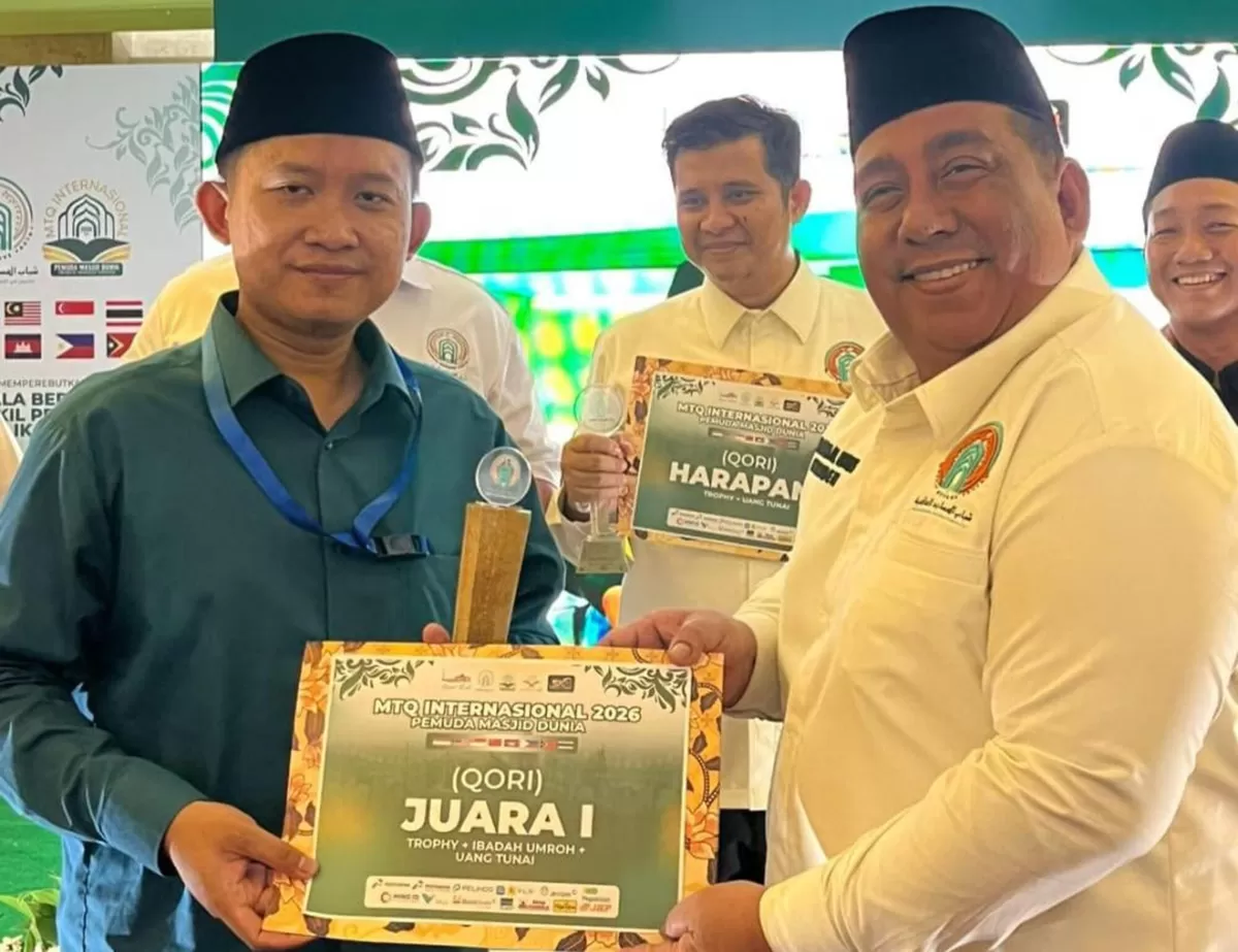 Qori dan Qoriah Indonesia merebut Piala Bergilir Wakil Presiden Republik Indonesia. (f: Ist)