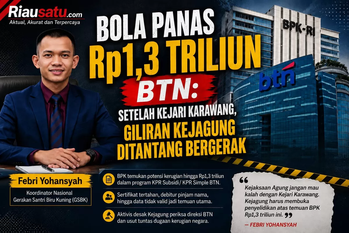 Bola Panas Rp1,3 Triliun BTN: Setelah Kejari Karawang, Giliran Kejagung Ditantang Bergerak.