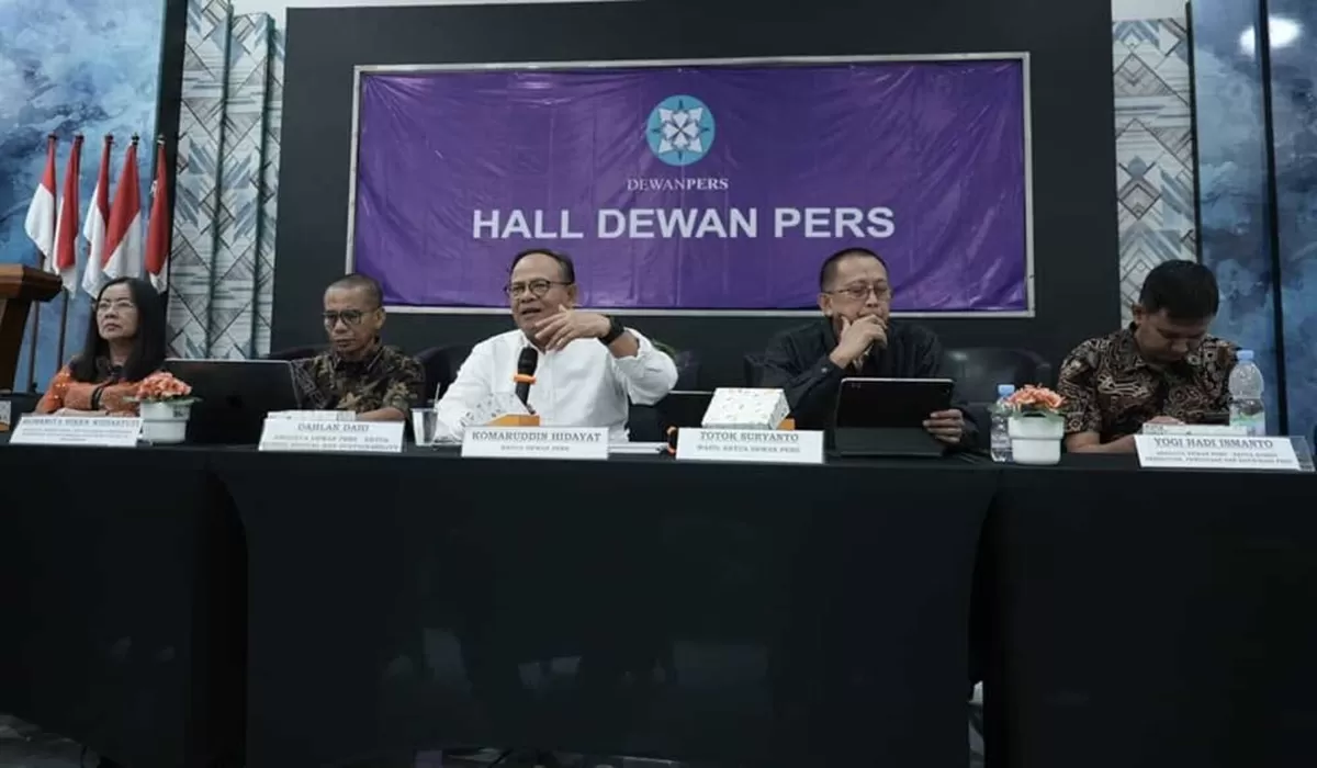 Dewan Pers menghimpun masukan terkait usulan pengaturan karya jurnalistik dalam RUU Hak Cipta, melalui forum dengar pendapat dengan berbagai konstituen pers, Kamis (11/6/2026). (f: Ist)