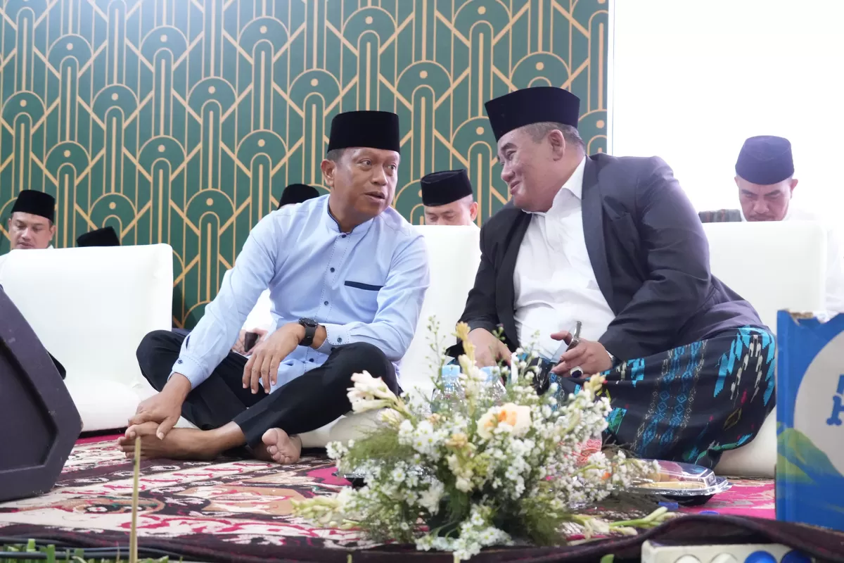 Wali Kota Administrasi Jakarta Timur, Munjirin, menghadiri Haul Akbar Muassis Pondok Pesantren Al Hamid, Sabtu (13/6/2026). (f: Ist)