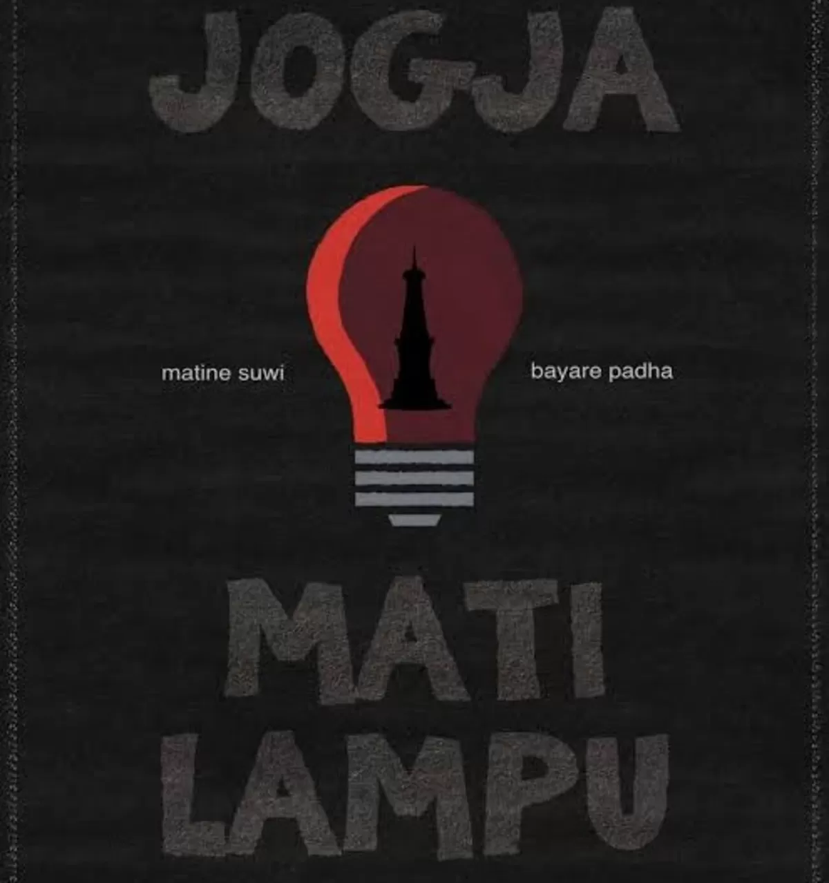 Ilustrasi mati lampu di Yogyakarta. 
