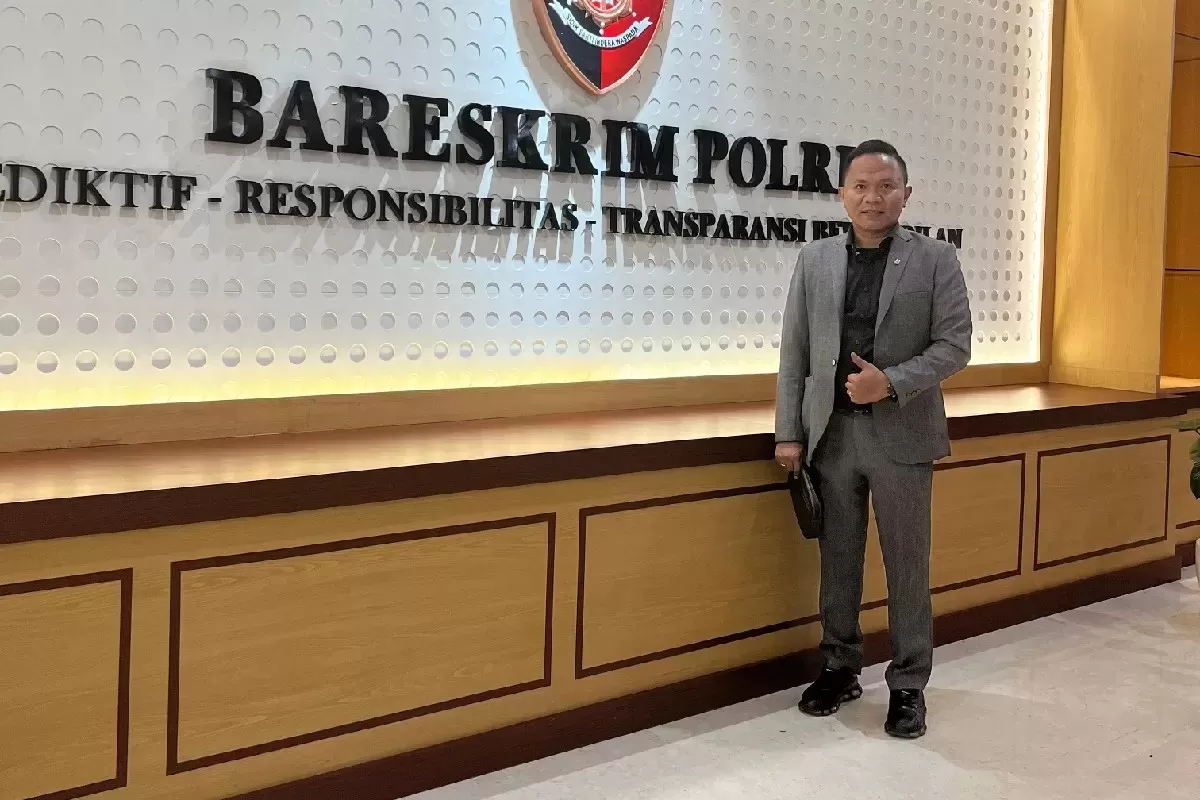 Syahidila Yuri, saat berada di Bareskrim Polri. (f: istimewa)