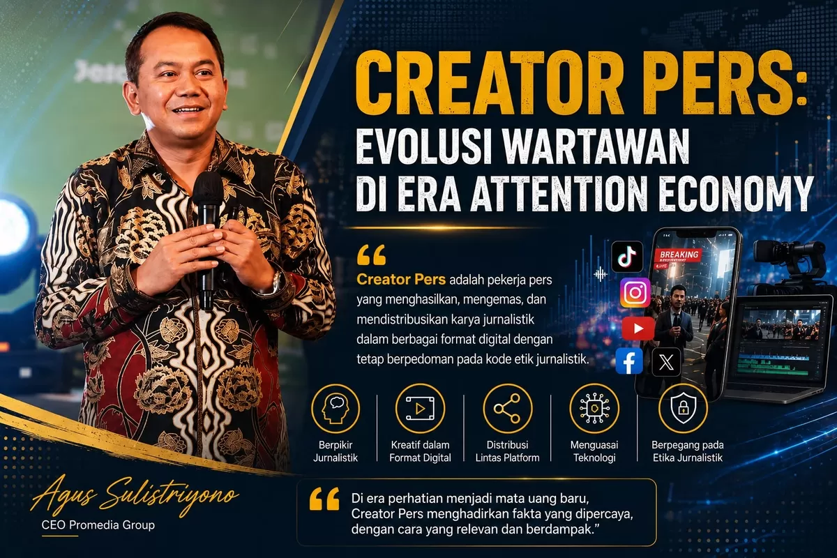 CEO Promedia Group, Agus Sulistriyono. (f: Ist)
