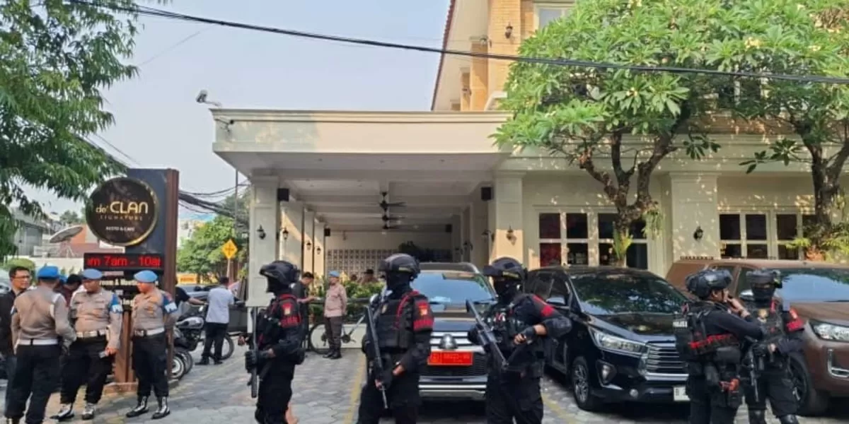 Kortastipidkor Polri geledah eks restoran Prancis milik Jampidsus (f: konteks co.id)