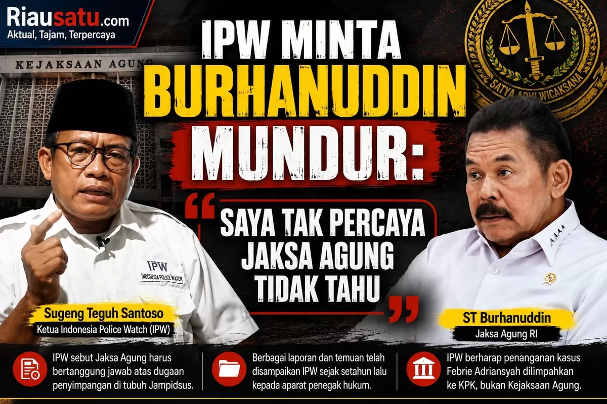 IPW Minta Burhanuddin Mundur: "Saya Tak Percaya Jaksa Agung Tidak Tahu".