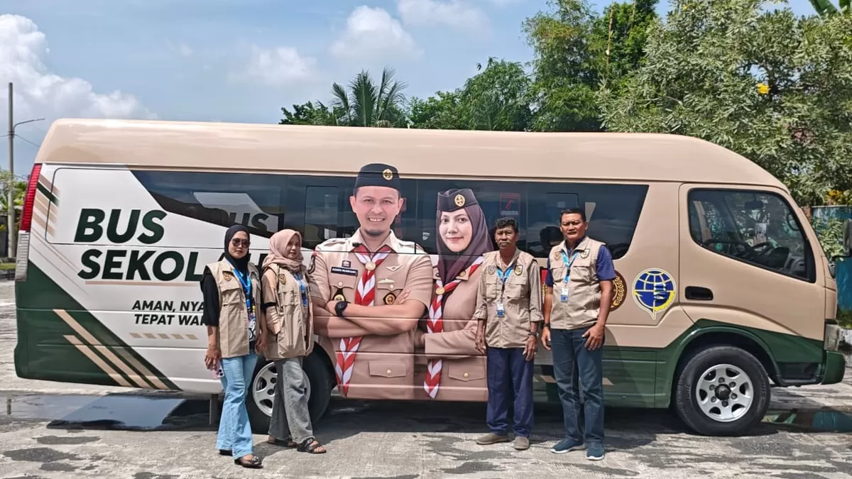 Dishub Pekanbaru mulai mengoperasikan layanan bus sekolah gratis pada Senin (13/7/2026) hari ini. (f: Ist)