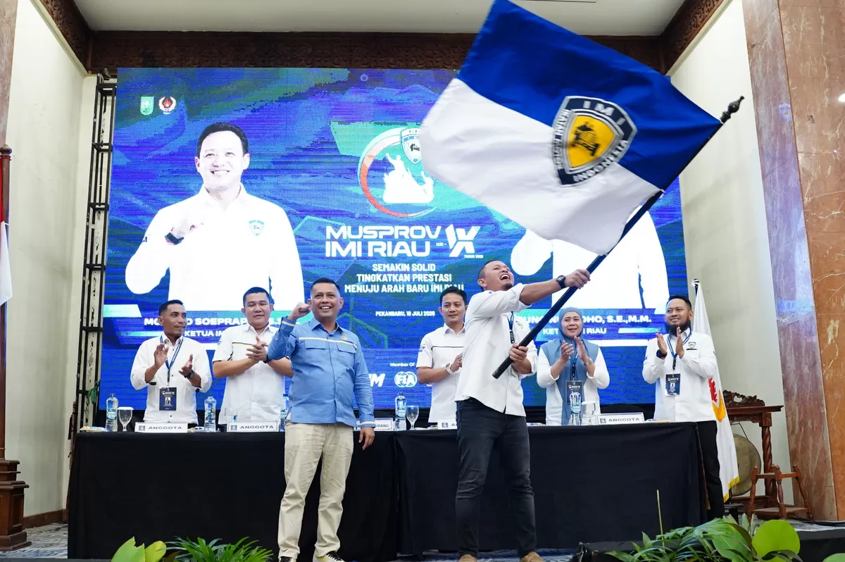 Agung Nugroho kembali terpilih jadi Ketua IMI Riau 2026-2030. (f: Ist)