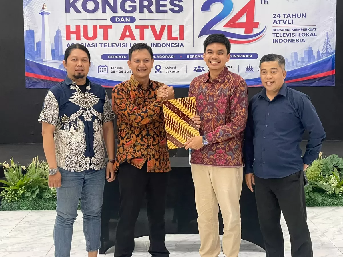 Direktur  Bandung TV Alit Suwirya terpilih aklamasi limpin ATVLI Periode 2026&ndash;2030. (f: Ist)