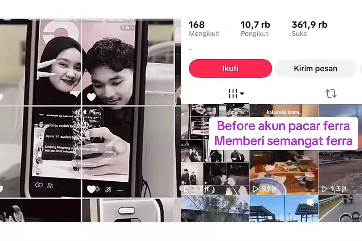 Fara Ferdi Akun IG dan TikTok Ferdi Pacar Fara Mahasiswi UIN Suska yang Dibacok ...