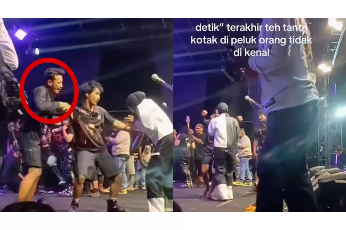 Tantri Kotak Kembali Alami Insiden di Atas Panggung, Nyaris Dipeluk Pria Tak Dikenal di Sukabumi