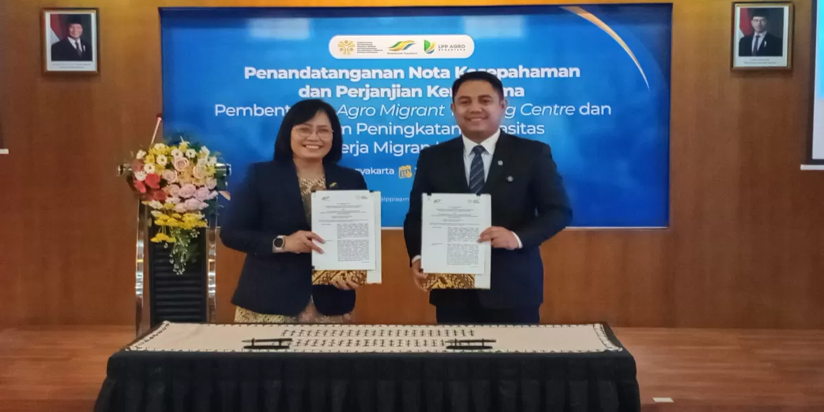 BP2MI saat MoU dengan Holding PTPN dan LPP Agro Nusantara (Foto: Lanjar Artama)