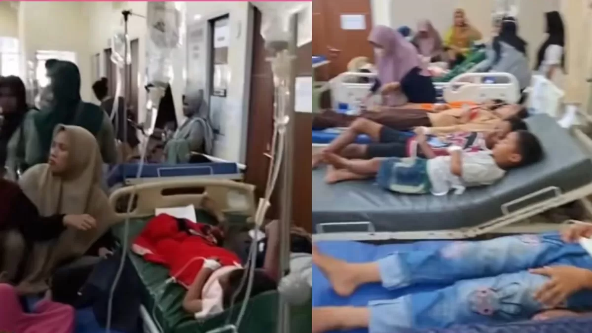 Dugaan keracunan MBG siswa PAUD hingga SMP di Anambas, Kepri.  (TikTok/datambg)