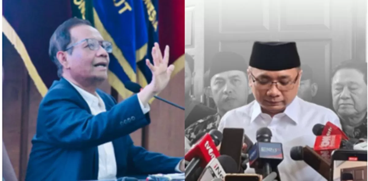 Menyoroti penuturan eks Menko Polhukam, Mahfud MD terkait status &lsquo;tahanan rumah&rsquo; yang sempat didapatkan mantan Menag, Yaqut Cholil.