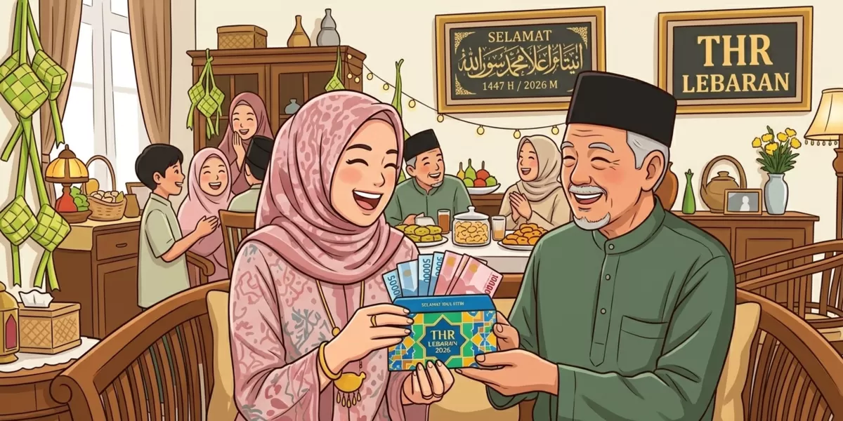 Cek Rekening ! THR ASN, TNI, Polri , PPPK dan Pensiunan Lebaran Tahun 2026 Siap Cair, Totalnya Rp55 Triliun (Kalimantansatu.com via Gemini AI)