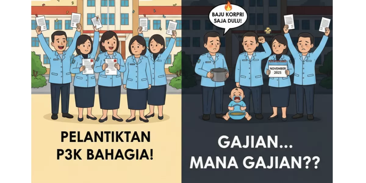 Guru P3K Kota Palopo dikabarkan belum terima gaji sejak November 2025.  (Foto ilustrasi)