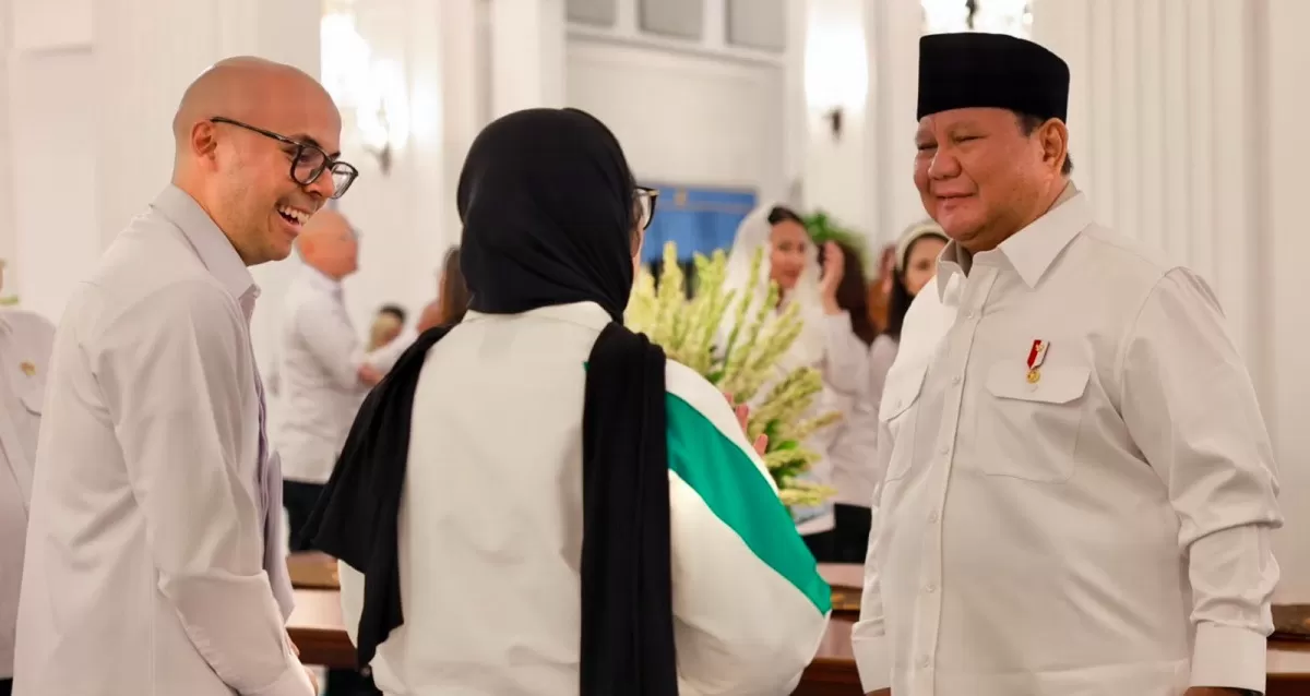Nanik S. Deyang berpamitan kepada Presiden Prabowo setelah mengundurkan diri sebagai Kepala Badan Gizi Nasional untuk menjalani pengobatan jantung. (Dok. Dirgayuza)