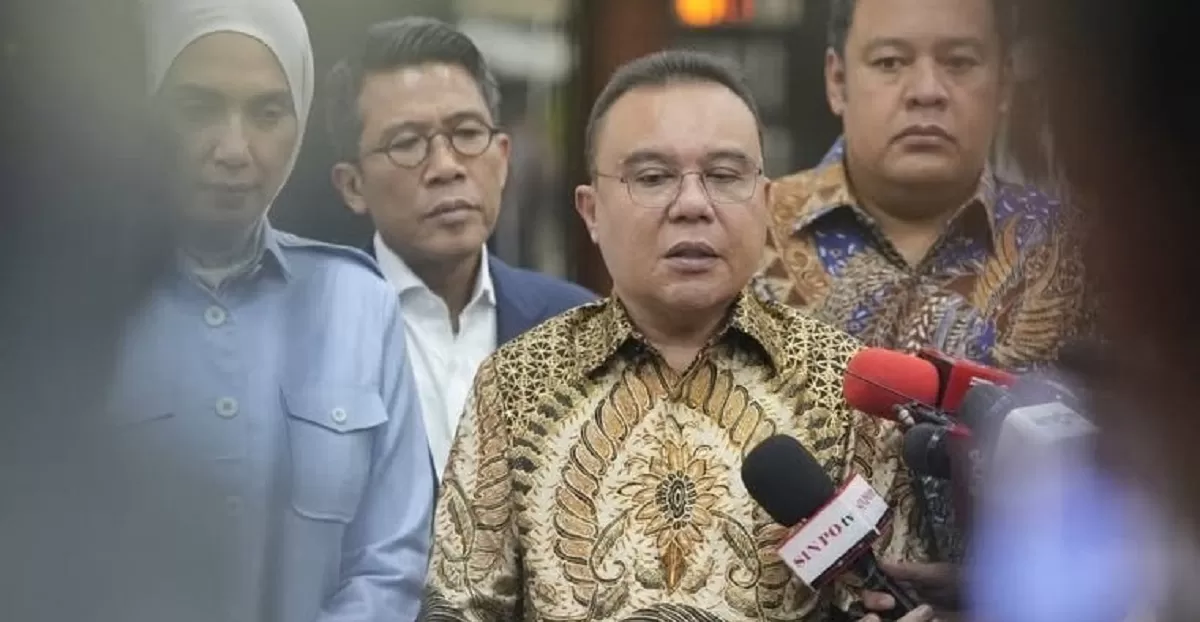 Ketua Harian Gerindra, Sufmi Dasco Ahmad, memberikan keterangan mengenai survei SMRC dan Burhanuddin Muhtadi yang menjadi perhatian DPR. (facebook.com/Prof.SufmiDascoAhmad)