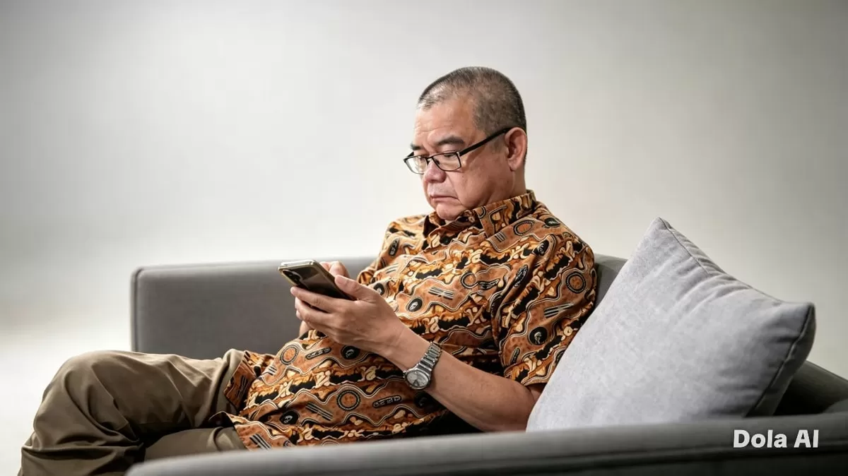 Drs. H. Lahyanto Nadie, M.Si. menyiapkan strategi baru agar Bisnisnews.com menjadi rujukan utama informasi ekonomi yang akurat dan berimbang. (Dok. Bisnisnews.com/ Kreasi Dola AI)