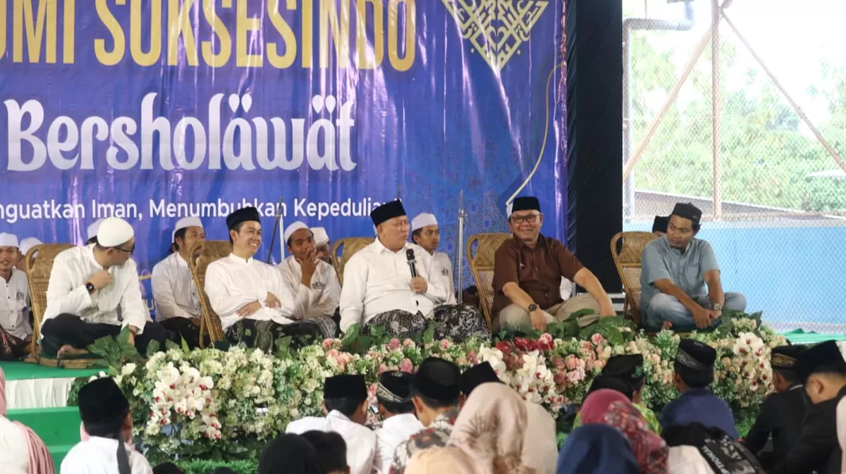 Semarak Ramadan, PT Bumi Suksesindo Gelar Sholawatan dan Santuni Anak Yatim