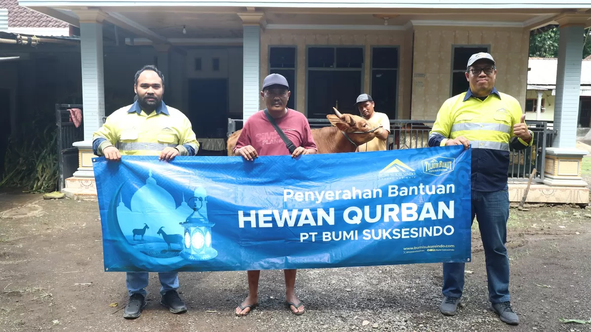 72 Hewan Kurban dari PT Bumi Suksesindo Disalurkan ke Masjid dan Musala di Pesanggaran Banyuwangi