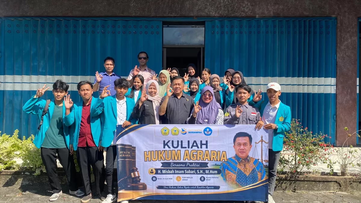 Tak Sekadar Teori, Mahasiswa Hukum UBI Banyuwangi Didekatkan dengan Realitas Agraria