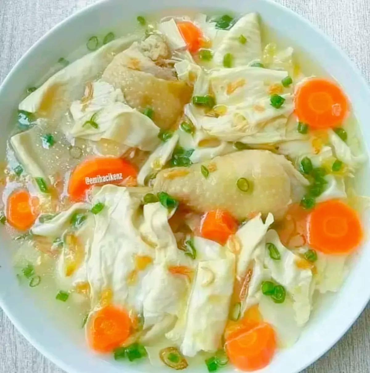 Sup Ayam Kembang Tahu (Foto:Dok.MS)