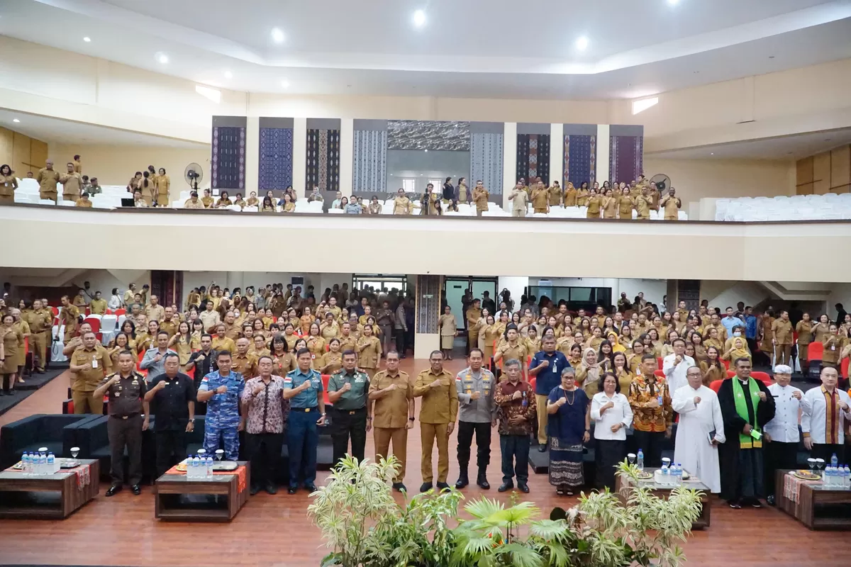 Natal Bersama ASN Pemprov NTT (Foto: Biro Setda Prov NTT)