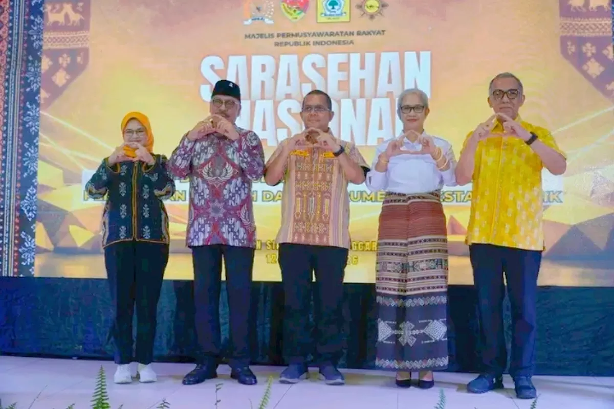 Sarasehan Nasional Majelis Permusyawaratan Rakyat Republik Indonesia (MPR RI) melalui Fraksi Partai Golkar bekerja sama dengan Pemerintah Provinsi NTT  (Foto:Setda Prov NTT)