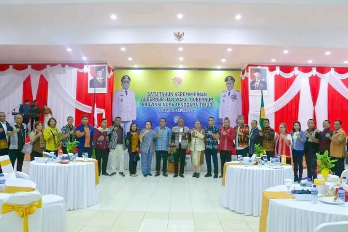 Acara Jamuan Makan Malam di Rumah Jabatan Gubernur NTT pada Jumat 20 Februari 2026 dalam rangka Satu Tahun Kepemimpinan Gubernur dan Wakil Gubernur NTT (Foto:Biro Setda Prov NTT)