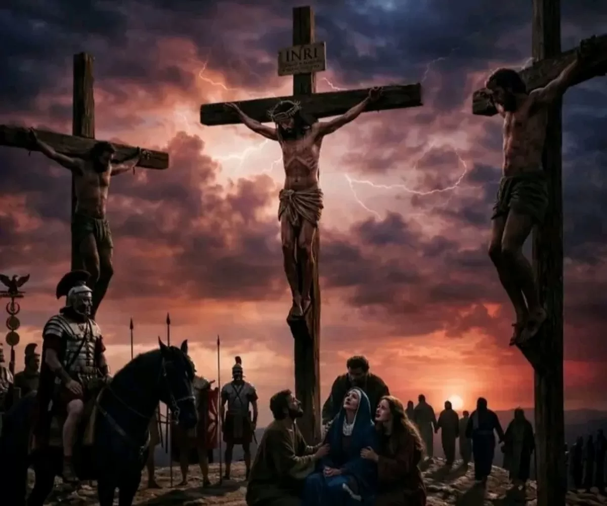 Yesus Wafat dan Seketika Kegelapan Menyelimuti Daerah Itu