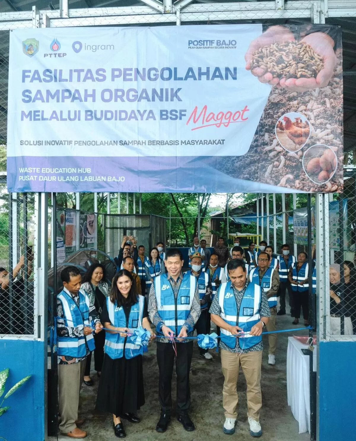 PTTEP dan Pemerintah Resmikan Fasilitas Sampah di Labuan Bajo, Dorong Ekonomi Sirkular dari Hulu ke Hilir (Dok. Idenusantara.com)