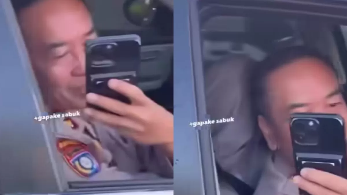  Sebuah unggahan video yang memperlihatkan seorang anggota polisi dengan pangkat Ajun Komisaris Besar Polisi (AKBP). (Polda Kalsel tanggapi video viral oknum anggota polisi berpangkat AKBP yang mengemudi sambil merokok di jalan raya. (Instagram/matabukanasbak))