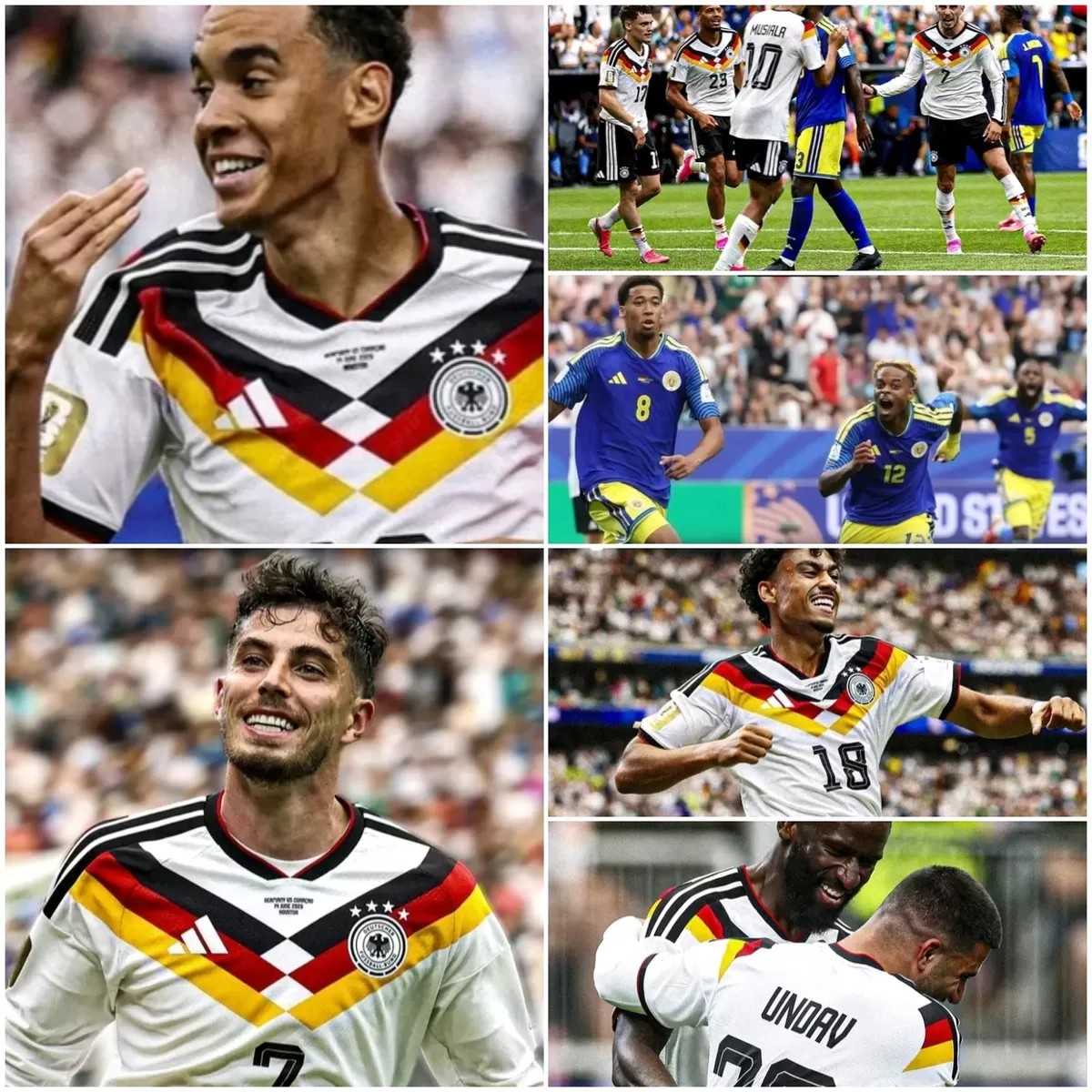 Jerman Bantai Curacao (Foto: Kolase Dok FIFA)