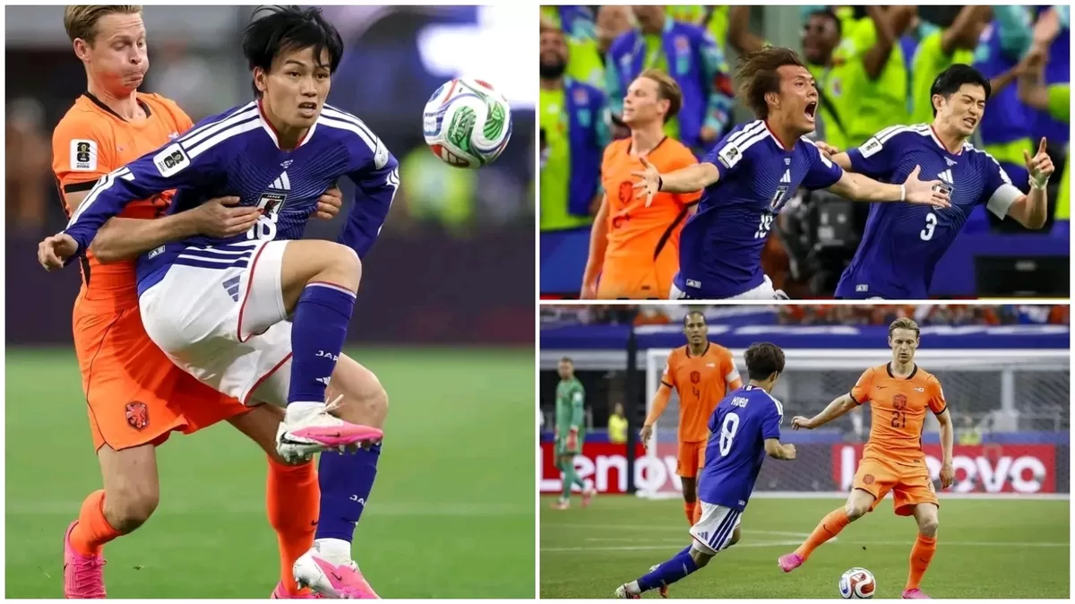 Jepang menolak kalah dari Belanda (Foto: Kolase Dok FIFA)