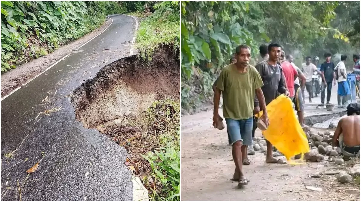 Negara Tak Kunjung Datang, Warga dan Agen Travel Sikka Selamatkan Akses Wisata Watublapi (Foto:ND)