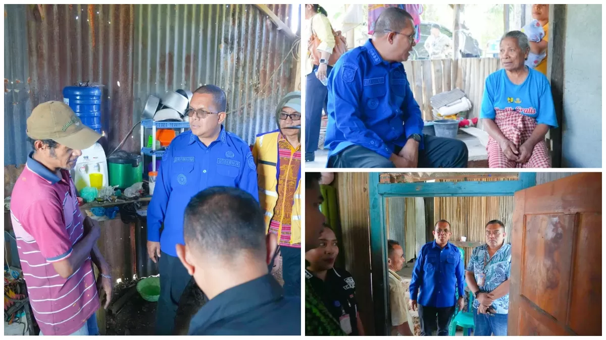 Datang, Lihat, Bantu: Gubernur NTT Bedah Rumah Warga Tak Layak Huni di Kabupaten Kupang (Foto: Dok. NttPride)