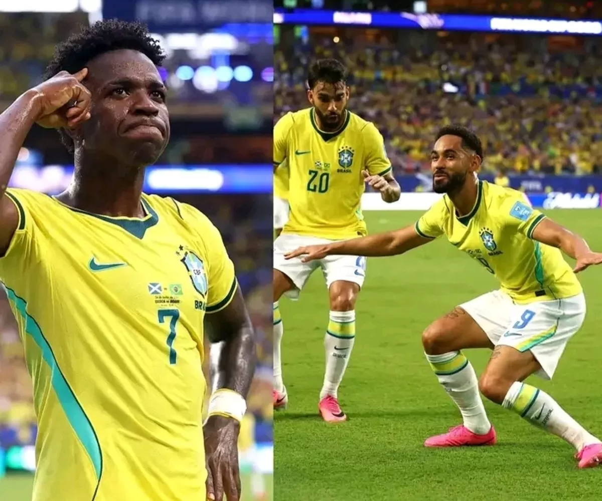 Vinicius dan Cunha cetak gol kalahkan Skotlandia dan bawa Brazil ke babak 32 besar  (Foto: Brazilian Kolase)