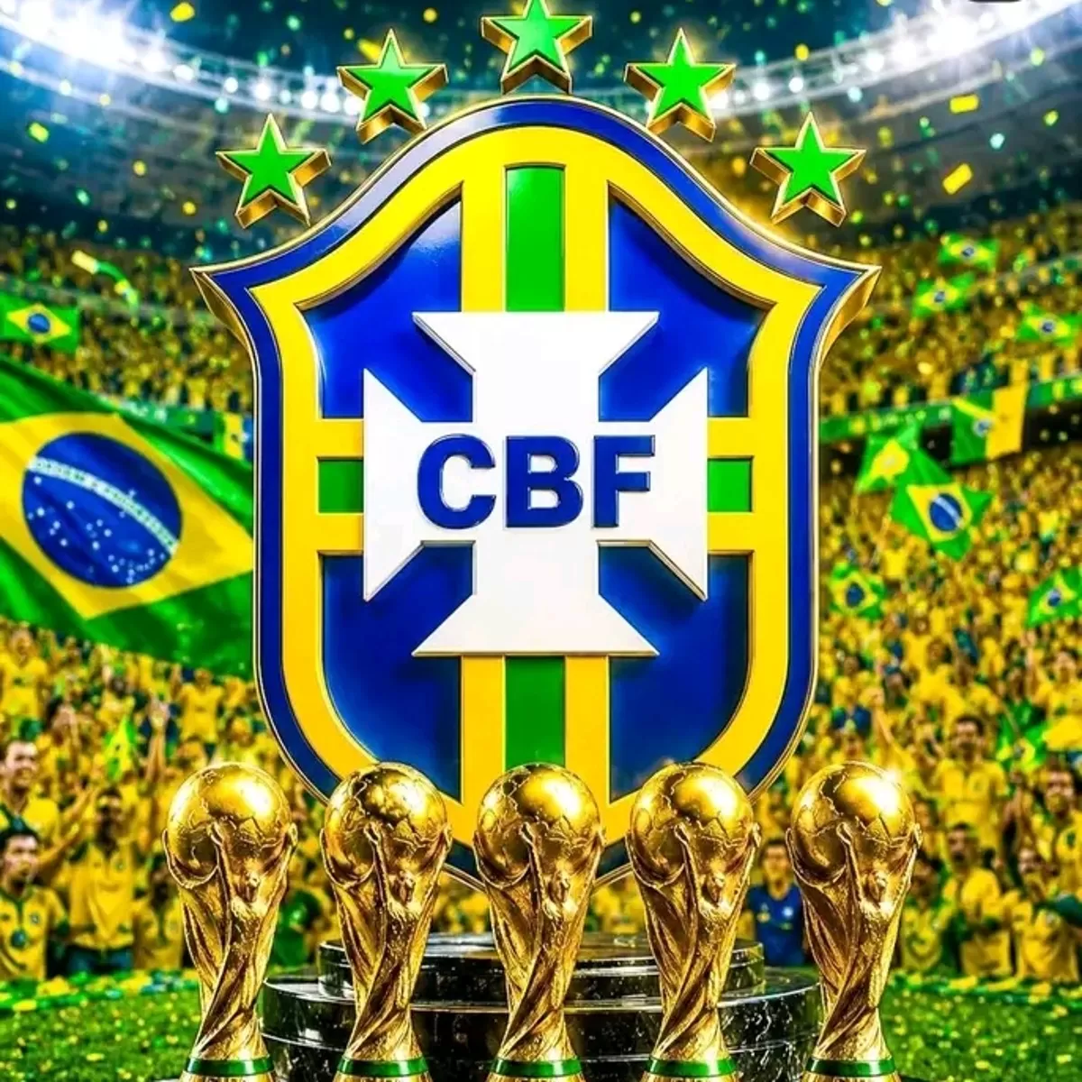 Brasil satu-satunya Negara yang Selalu Konsisten Tampil di Setiap Piala Dunia (Foto: Dok. CBF)