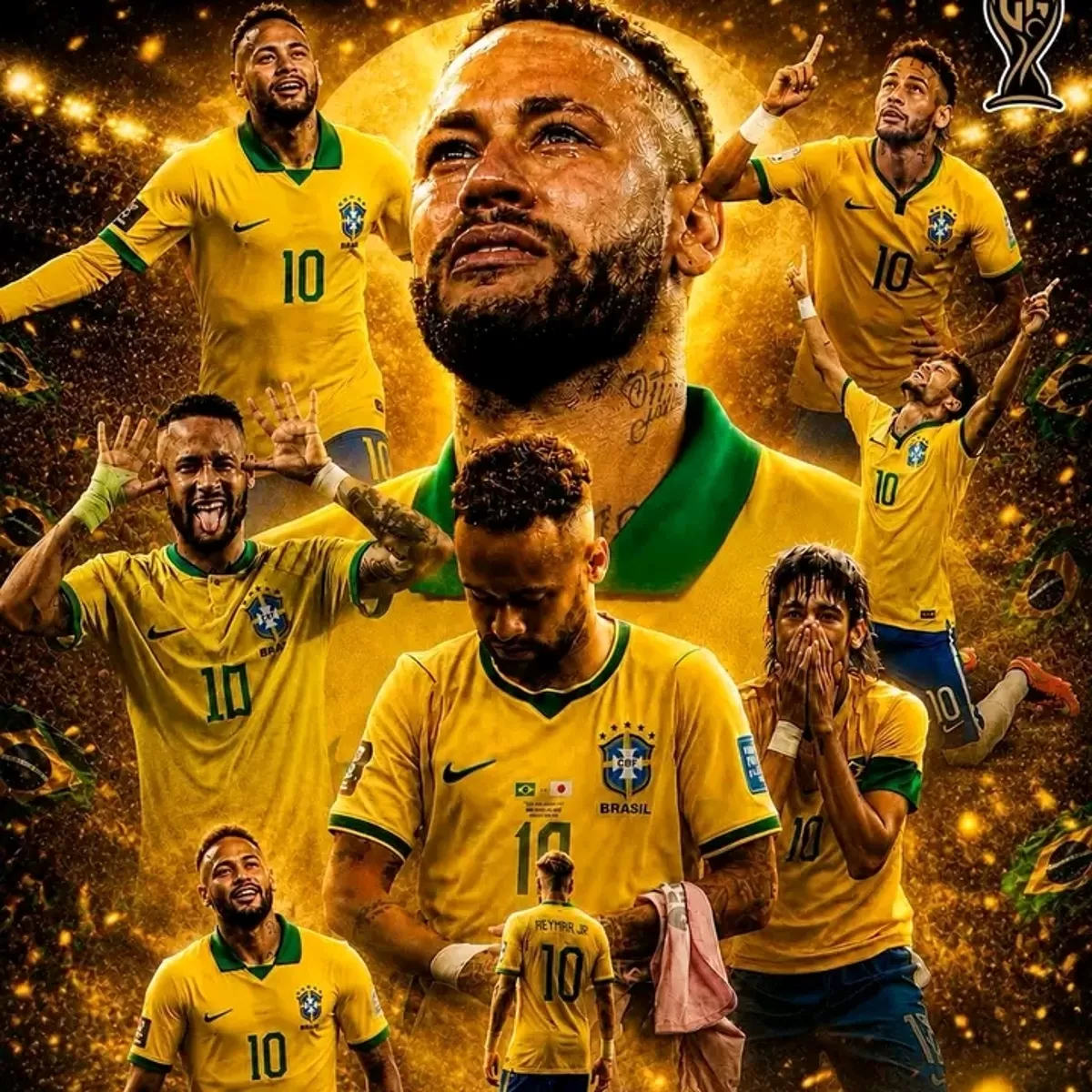 Neymar, Jr-Bintang Timnas Brasil (Foto:CBF)