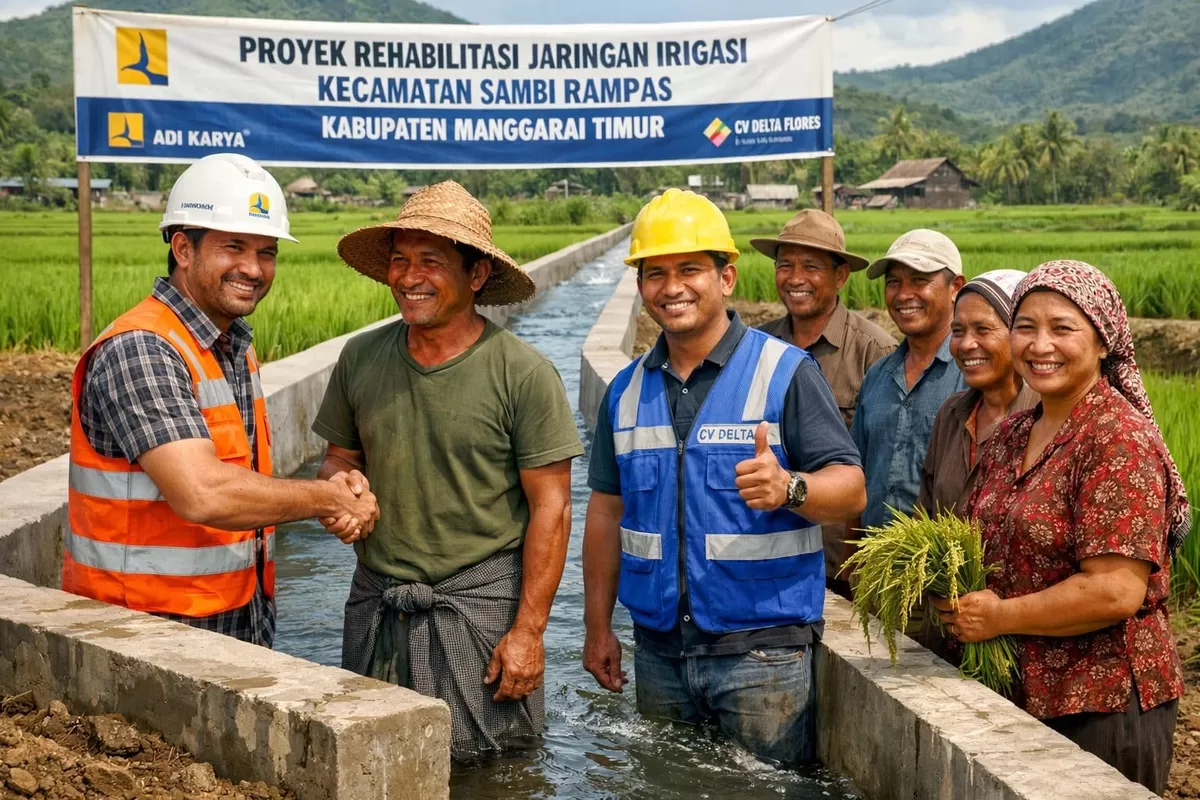 Terkuak! Empat Temuan Fatal di Proyek Irigasi Rp102 Miliar, Petani Terancam Gagal Panen