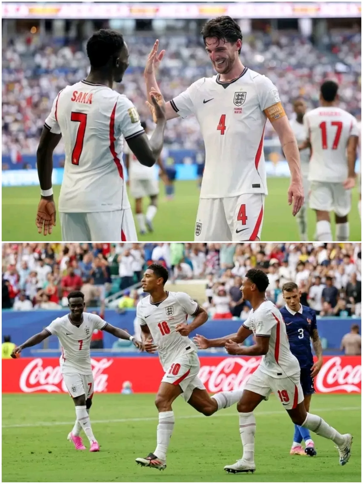 Drama 10 Gol dan Hattrick Saka! Inggris Tekuk Prancis 6-4, Rebut Medali Perunggu Pertama Sejak Juara 1966