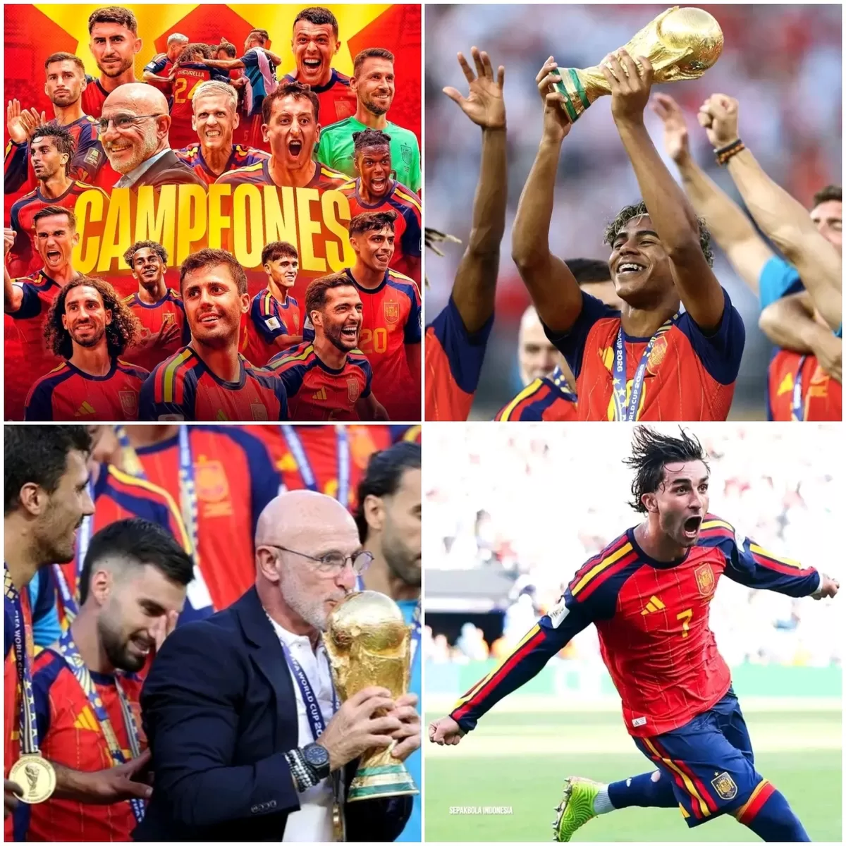 Spanyol Juara Dunia! Ferran Torres Jadi Pahlawan La Furia Roja Taklukkan Argentina di Final Piala Dunia 2026 (Foto: Kolase Ist Net)
