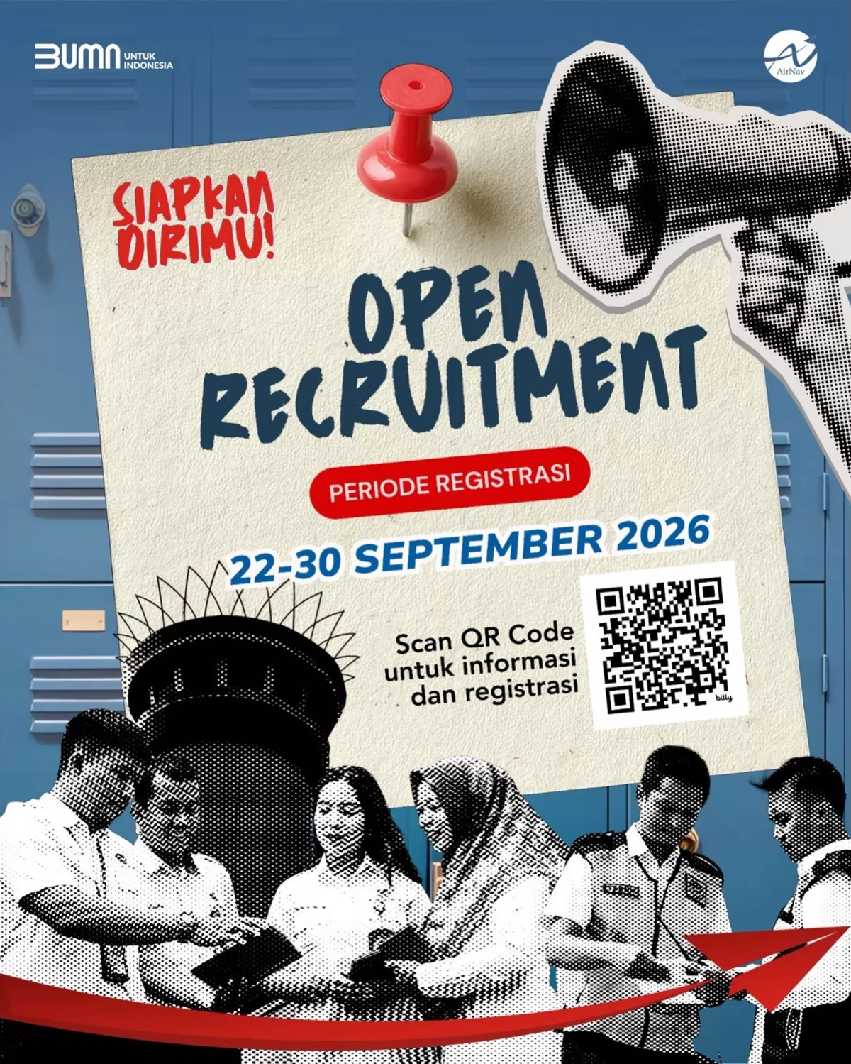 Rekrutmen AirNav Indonesia 2026 Dibuka, Cek 7 Posisi dan Syaratnya/Instagram airnavindonesia