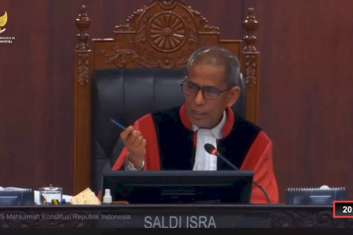 Hakim Mahkamah Konstitusi Saldi Isra