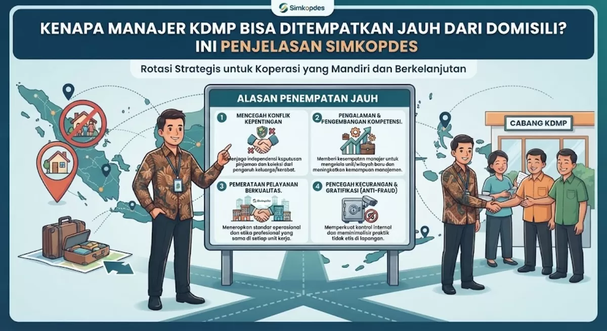 Kenapa Manajer KDMP Bisa Ditempatkan Jauh dari Domisili? Ini Penjelasan Simkopdes (Foto: Ide Nusantara.com)
