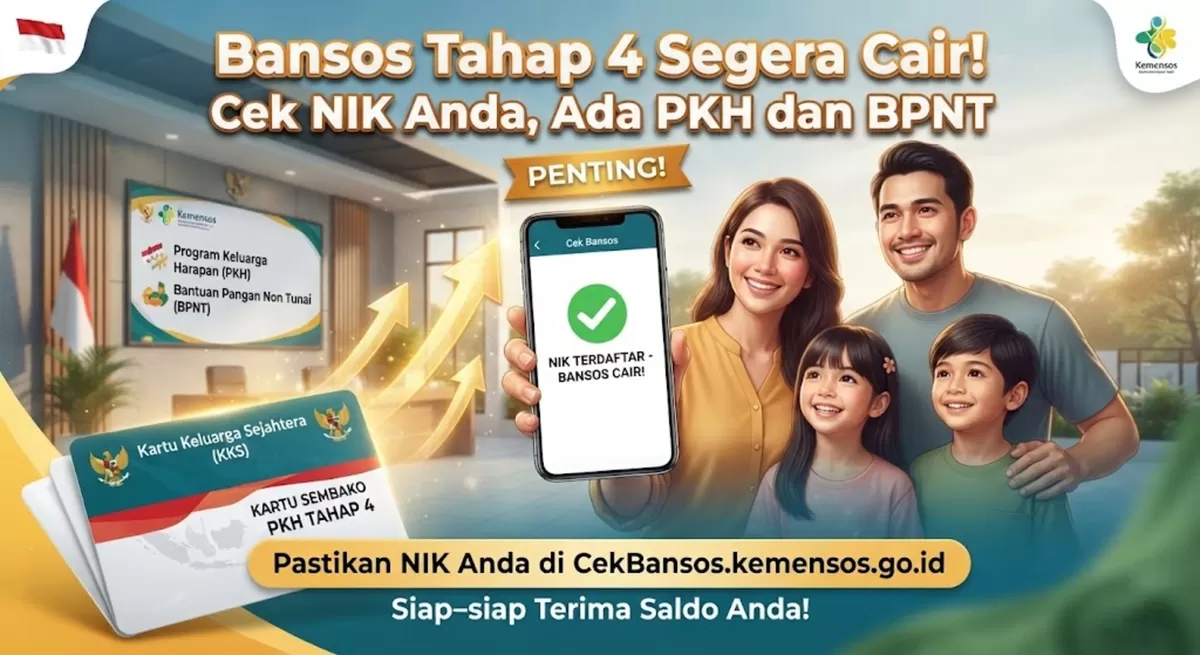 Bansos Tahap 4 Segera Cair! Cek NIK Anda, Ada PKH dan BPNT (Foto: Ide Nusantara.com)